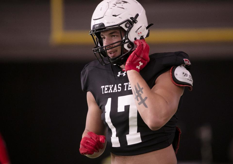 Sophomore defensive end Isaac Smith started Texas Tech's last two games last season and emerged as a playmaker. Smith is healthy again after hip surgery in February, and he's gained 28 pounds since the season ended, filling out to 6-foot-6 and 261 pounds.
