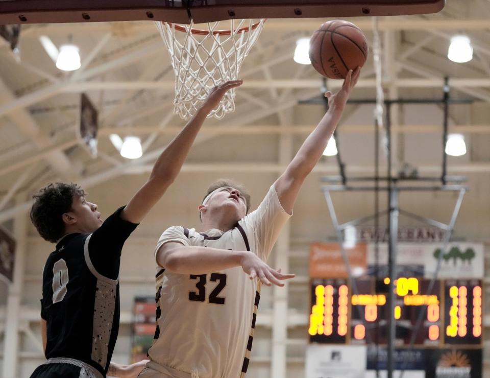 Chase Boals is the top rebounder for New Albany, which is seeded third in Division I.