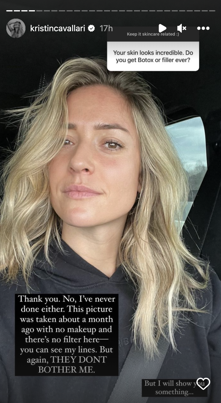 Kristin Cavallari shares her skincare routine and weighs in Botox.  (Photo: Kristin Cavallari/Instagram) 