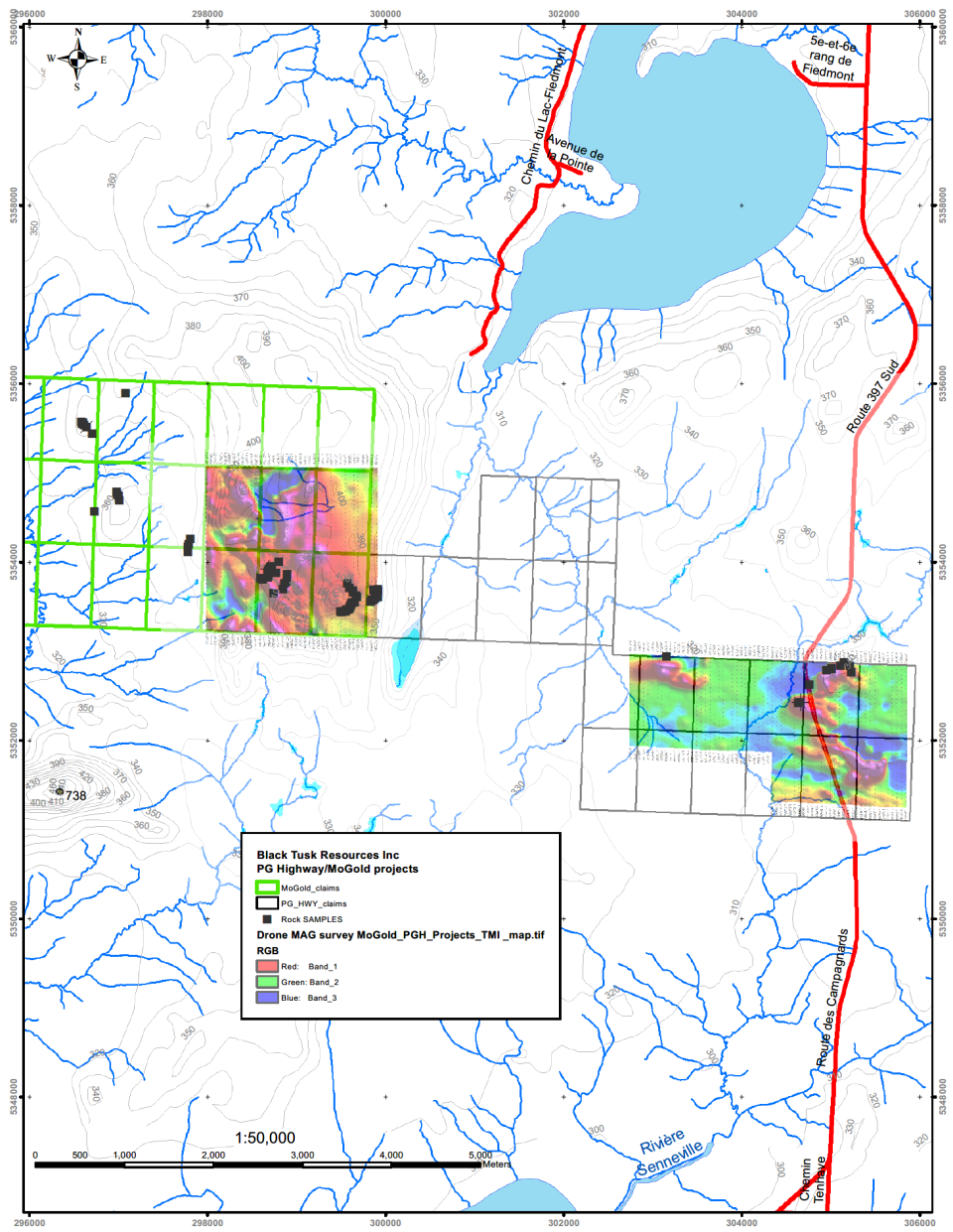 Black Tusk Resources Inc, Monday, April 18, 2022, Press release picture