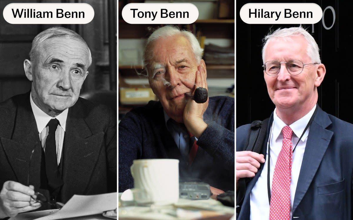 William, Tony and Hilary Benn