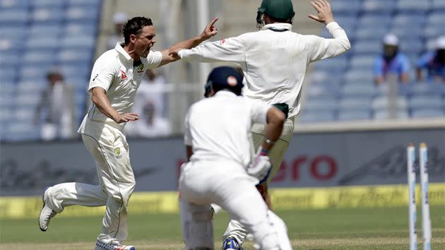 O'Keefe celebrates. Image: Twitter