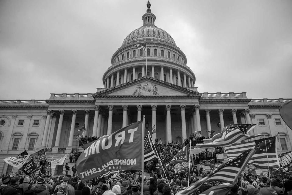 The Jan. 6, 2021 attack on the U.S. Capitol is a profound stain on Trump’s legacy, one that he has sought to recast as an act of patriotism.<span class="copyright">Victor J. Blue</span>