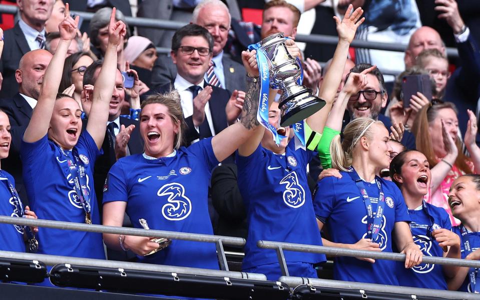 &#39;Back flip incoming&#39;: Sam Kerr has world at her feet after securing FA Cup for Chelsea - Getty Images/Chloe Knott