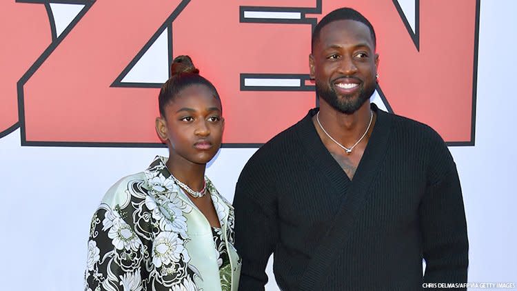 Dwyane and Zaya Wade