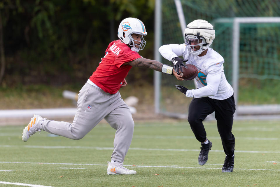 La NFL limita cada vez más el contacto físico en los entrenamientos, lo que ha afectado el nivel de juego los fines de semana. (Photo by Jürgen Kessler/picture alliance via Getty Images)