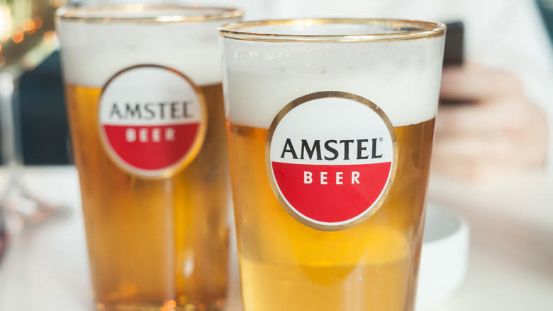 Amstel beer owned by Heineken