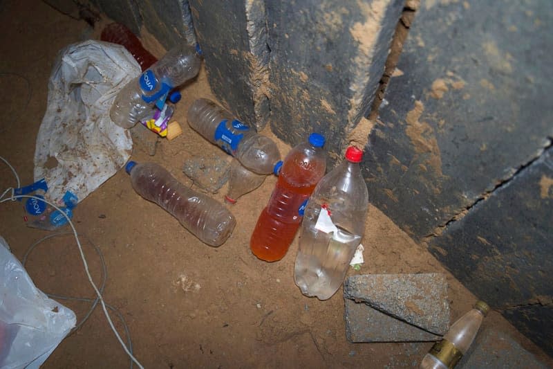 A viwe a tunnel in Gaza where the Israeli Defense Forces says it where six Israeli hostages were recently killed. -/GPO/dpa