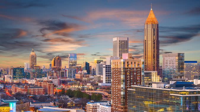 downtown Atlanta Georgia skyline