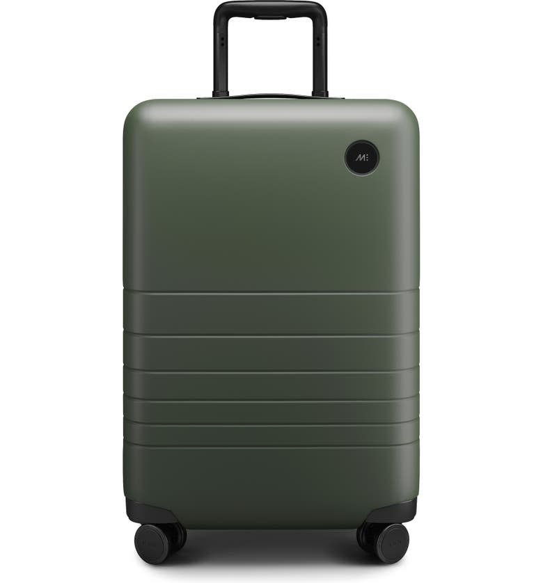 Monos 23-Inch Carry-On Plus Spinner Luggage. Image via Nordstrom Canada.