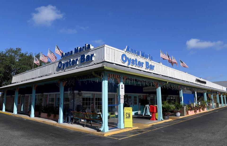 Shown above is the Anna Maria Oyster Bar on Cortez Road.