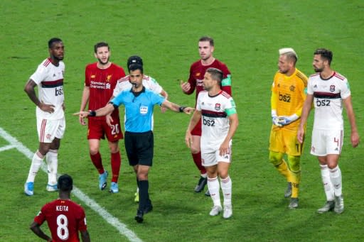 Qatari referee Abdulrahman al-Jassim gave Liverpool a penalty in injury time of the Club World Cup final against Flamengo before changing his decision following a VAR review