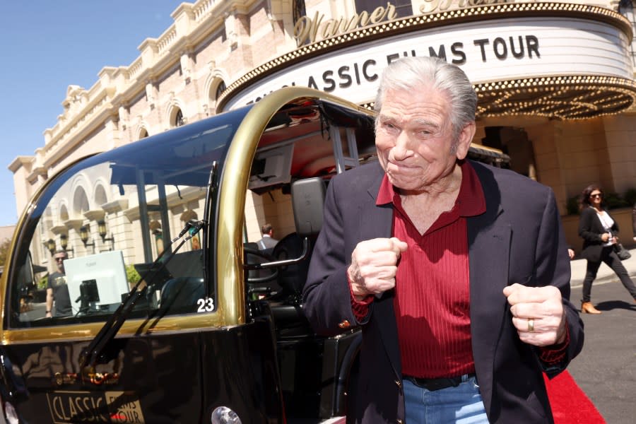 Actor Burton Gilliam attends a grand opening event for Warner Bros. Studio Tour Hollywood's new TCM Classic Films Tour on April 16, 2024 in Burbank, California. (Getty Images for Warner Bros. Studio Tour Hollywood)