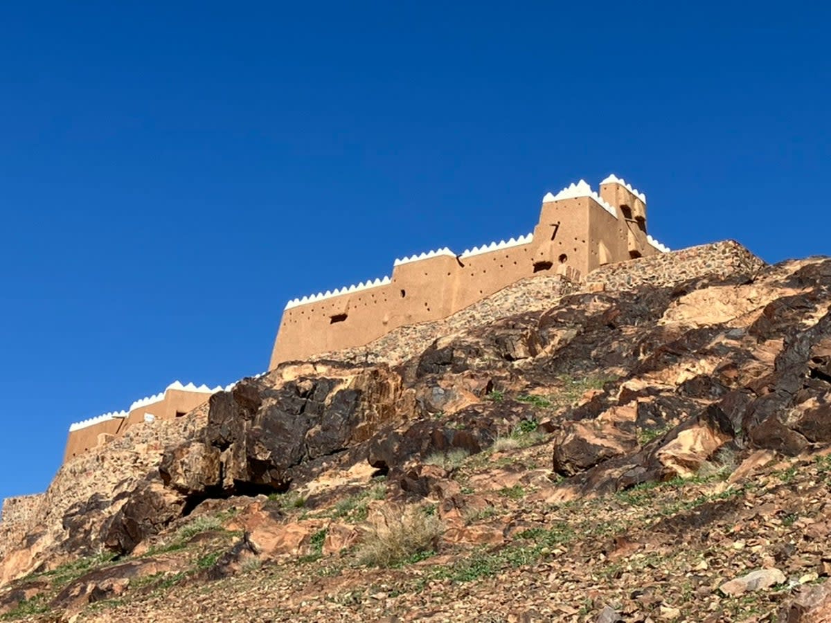 Ha’il Fort in the sunshine after flash flooding the previous day (Campbell Price)