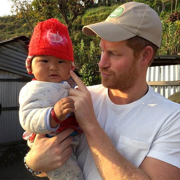 That time these baby’s cheeks got the best of him in Nepal.