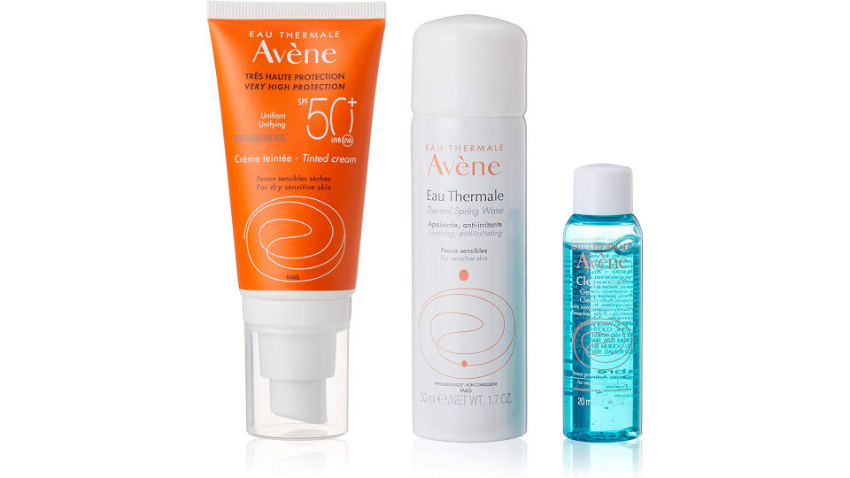 Avene Tinted Cream Spf 50 + Avene Thermal Spring Water 50Ml, 300 grams. (Photo: Amazon SG)