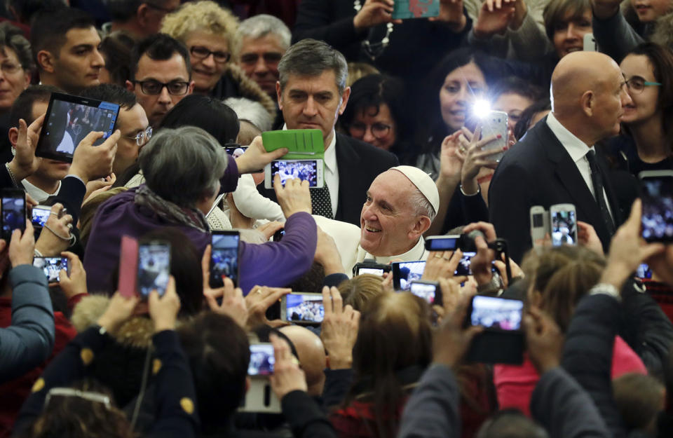 Audience with the pope