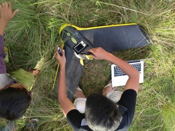 The senseFly eBee drone is being used to map the areas affected by a type of malaria that commonly affects macaque monkeys and is now being spread to humans.