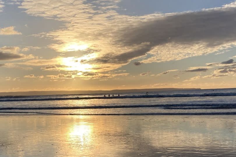 Sundown at Saunton Sands