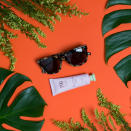 <p>Warby Parker Reilly in Marzipan Tortoise with Green-Gray lenses, $95, <a rel="nofollow noopener" href="https://www.warbyparker.com/sunglasses/women/reilly/marzipan-tortoise" target="_blank" data-ylk="slk:warbyparker.com;elm:context_link;itc:0" class="link ">warbyparker.com</a><br> Pixi Rose Flash Balm, $24, <a rel="nofollow noopener" href="https://www.target.com/p/pixi-by-petra-rose-flash-balm-1-52-fl-oz/-/A-52417795?ref=tgt_adv_XS000000&AFID=google_pla_df&CPNG=PLA_Health+Beauty+Shopping&adgroup=SC_Health+Beauty&LID=700000001170770pgs&network=g&device=c&location=9060351&gclid=CJC6lvuH3NQCFUxXDQodaRIEpQ&gclsrc=aw.ds" target="_blank" data-ylk="slk:target.com;elm:context_link;itc:0" class="link ">target.com</a><br>(Photo: Casey Hollister for Yahoo Style)<br><br><br></p>