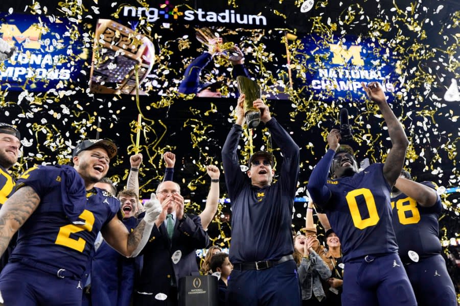 Michigan ranked No. 1 after winning NCAA national championship