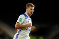 <p>Marc Albrighton won the Premier League with Leicester in 2015[ </p>