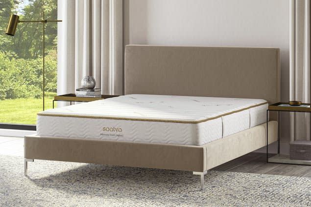 <p><a href="https://go.redirectingat.com?id=74968X1596630&url=https%3A%2F%2Fwww.saatva.com%2Fmattresses%2Fmemory-foam-hybrid%3Fcoupon%3Dfrifvwdywrnmluog&sref=https%3A%2F%2F" rel="nofollow noopener" target="_blank" data-ylk="slk:Shop Now;elm:context_link;itc:0;sec:content-canvas" class="link rapid-noclick-resp">Shop Now</a></p><p>Memory Foam Hybrid Mattress</p><p>saatva.com</p><p>$1295.00</p>