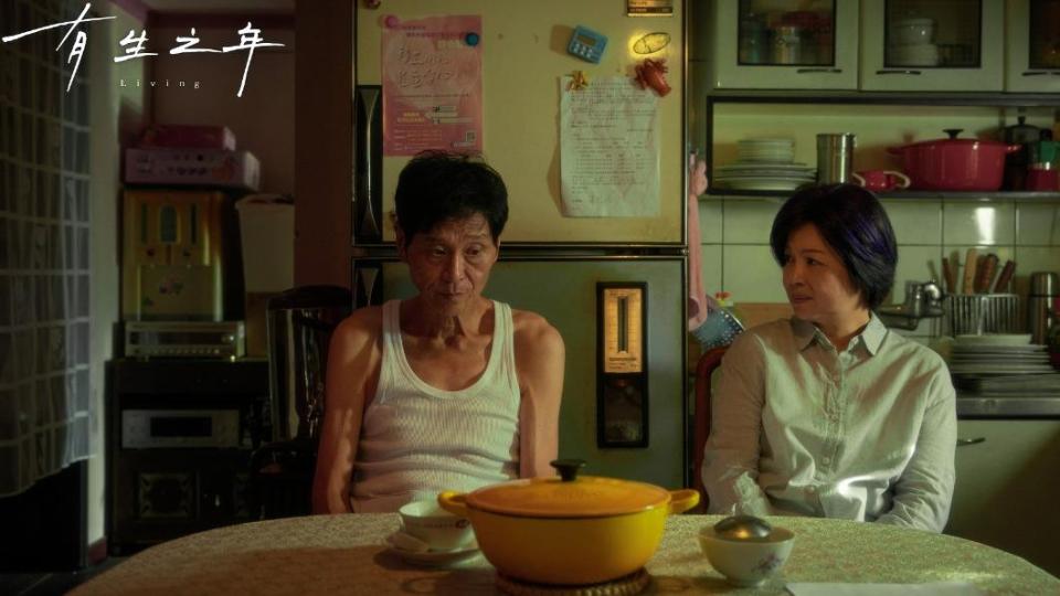 喜翔、楊貴媚精湛演技，吳慷仁讚嘆好喜歡。（圖／TVBS）