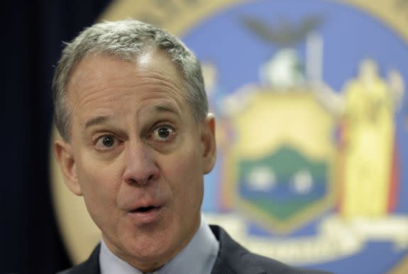 New York Attorney General Eric Schneiderman is one of the state attorneys general investigating Exxon Mobil.