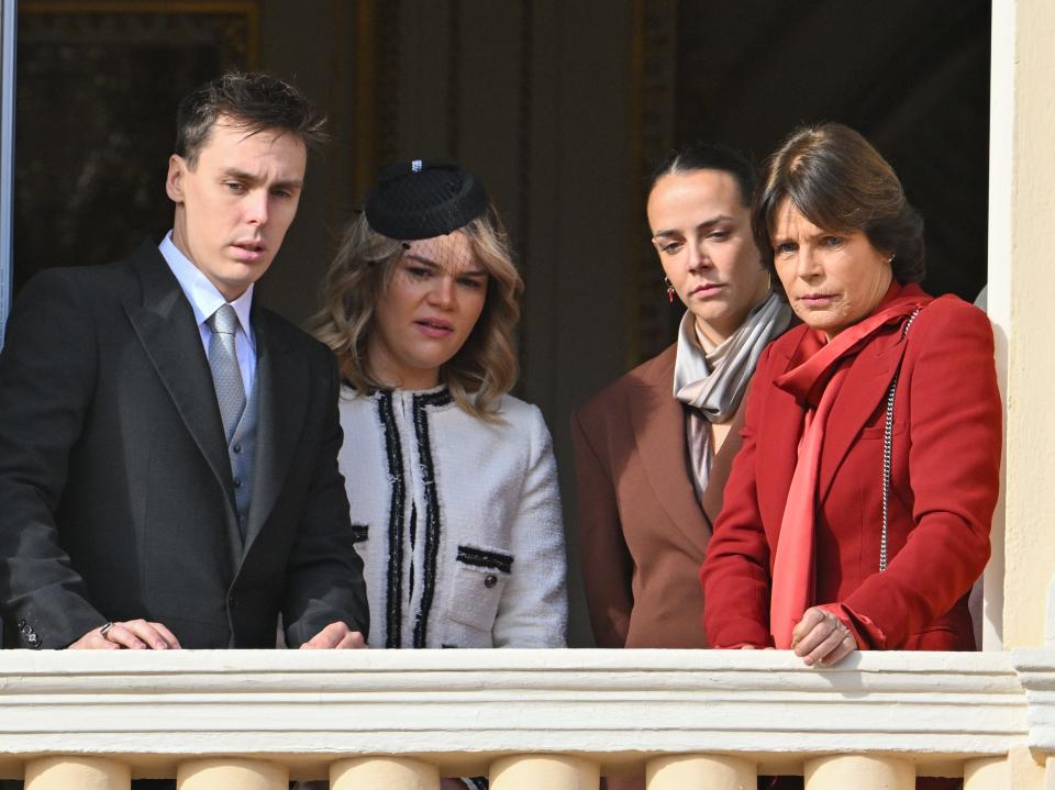 Princess Stéphanie and her three children: Camille Gottleib, Louis, and Pauline.