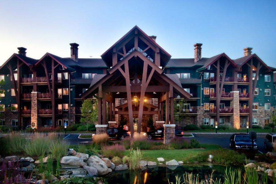 A Mother's Day buffet will be held at Grand Cascades Lodge, part of Crystal Springs Resort.