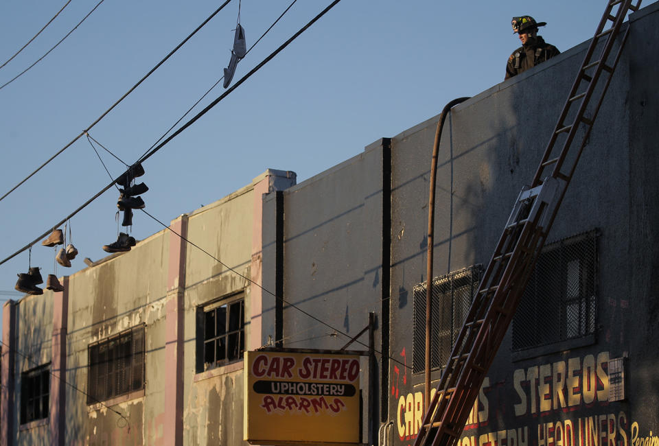 Fatal warehouse fire in Oakland