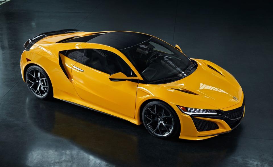 View Photos of the 2020 Acura NSX in Indy Yellow Pearl