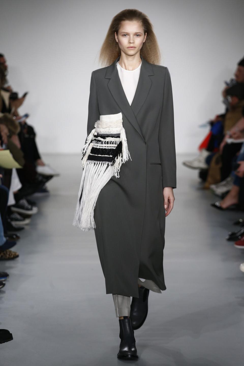 <p>Ports 1961 A model walks the runway at Ports 1961’s Fall 2017 show in London (Photo: Getty Images) </p>
