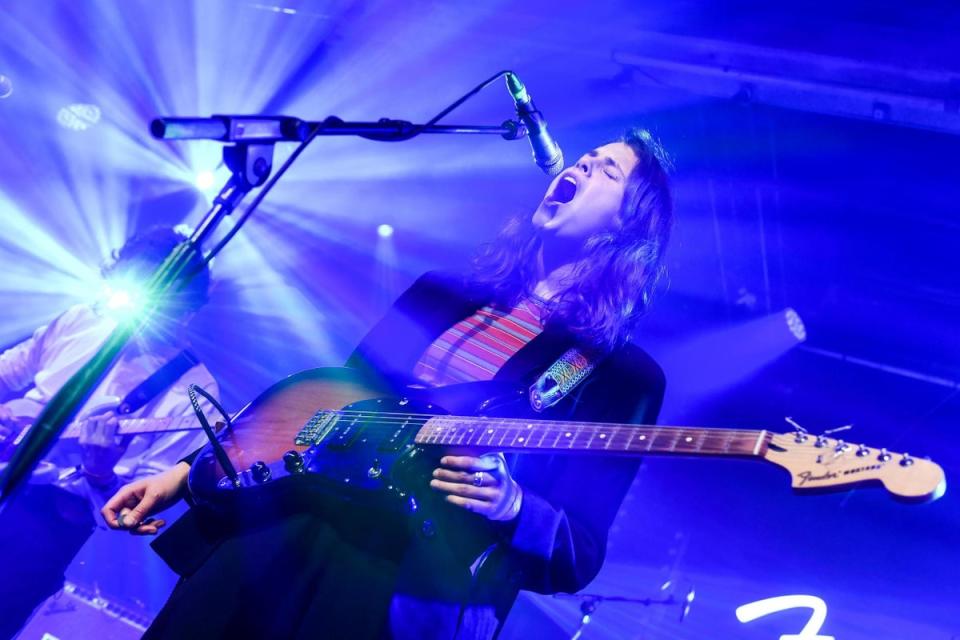 Maricka Hackman on stage (Getty Images for Fender Musical)