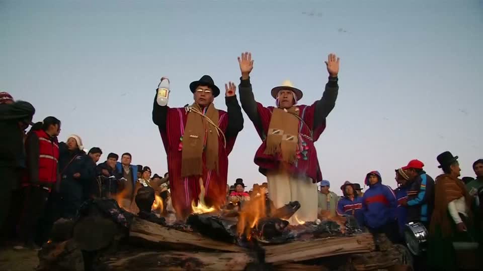 Bolivia's Aymara celebrate the winter solstice