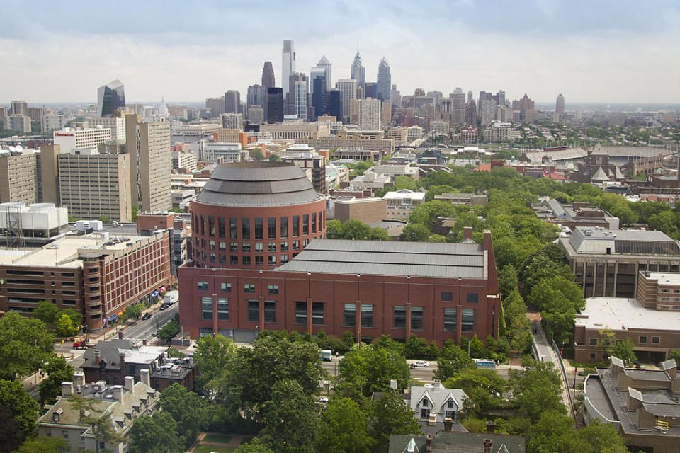 Huntsman Hall, the main building of the Wharton School Source: Wikipedia