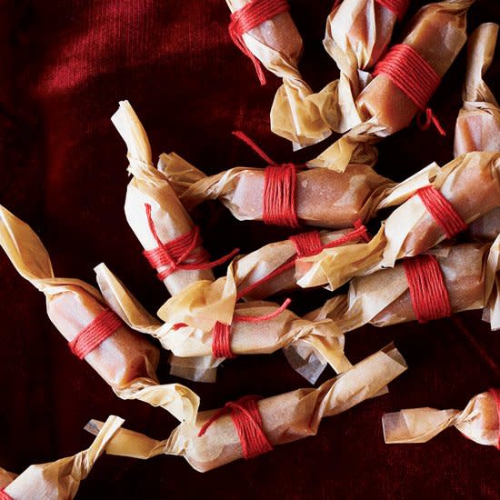 Soft Apple-Cider Caramels