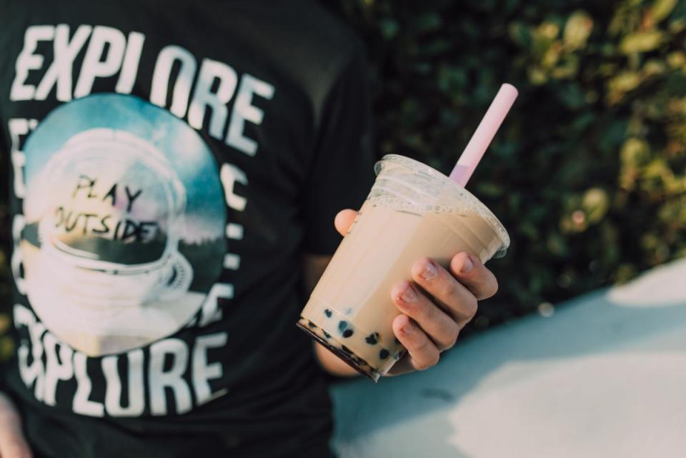 Deep flavour: Bubble tea is often sweet but savoury options can be found across town too  (Pexels/RODNAE Productions)