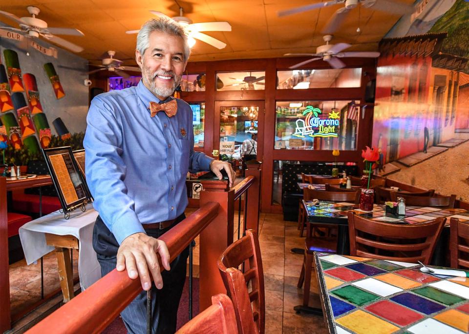 Cantinflas owner Ruben Montalvo, owner of Mexican restaurant Cantinflas on South Main Street in Greenville, before a previous Cinco de Mayo at his restaurant.