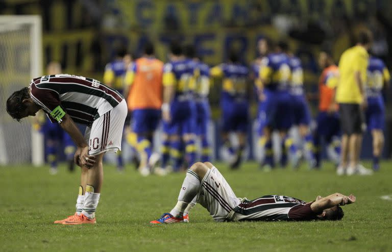 La última vez que Boca y Fluminense se enfrentaron por Libertadores fue en los cuartos de final de 2012, instancia en la que el xeneize festejó