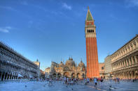 <p>The Italians know how to show their romantic side, particularly in Venice. The City of Canals hosts an annual ‘kissathon’ in Piazza San Marco on New Year’s Eve. Up to 70,000 revellers pucker up for the snog fest – oh, and the impressive fireworks display, too. [Photo: Flickr/<u><a rel="nofollow noopener" href="https://www.flickr.com/photos/scingram/" target="_blank" data-ylk="slk:Scott Ingram;elm:context_link;itc:0;sec:content-canvas" class="link ">Scott Ingram</a></u>] </p>