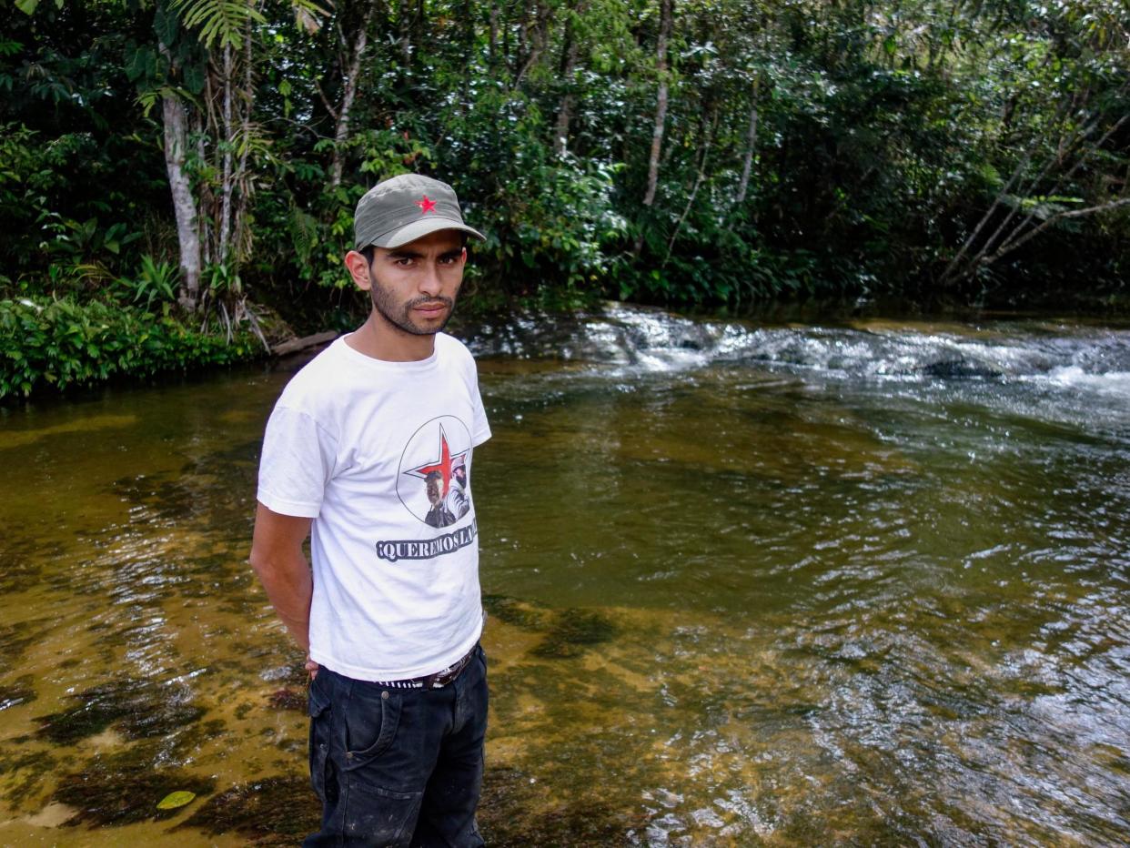 Nestor Farfan, a former rebel, now shows tourists around the dense jungle he knows so well: Photos by Luke Taylor/The Independent