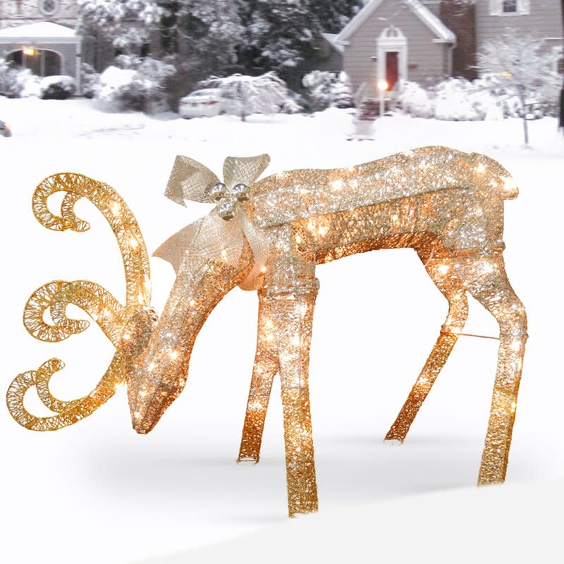 <p><a href="https://go.redirectingat.com?id=74968X1596630&url=https%3A%2F%2Fwww.wayfair.com%2Foutdoor%2Fpdp%2Fmercury-row-crystal-feeding-deer-christmas-decoration-lighted-display-w000558990.html&sref=https%3A%2F%2Fwww.popularmechanics.com%2Fhome%2Fg37810272%2Fbest-outdoor-christmas-decorations%2F" rel="nofollow noopener" target="_blank" data-ylk="slk:Shop Now;elm:context_link;itc:0;sec:content-canvas" class="link rapid-noclick-resp">Shop Now</a></p><p>Lighted Deer Christmas Decoration </p><p>wayfair.com</p><p>$68.99</p>