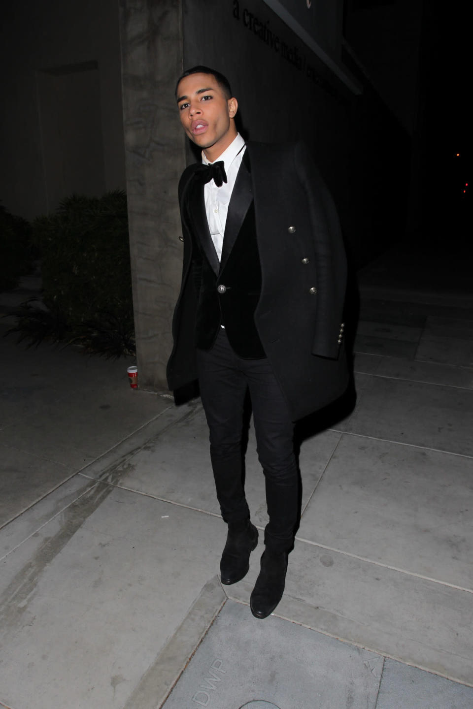 Olivier Rousteing attends Kris Jenner’s 60th birthday party