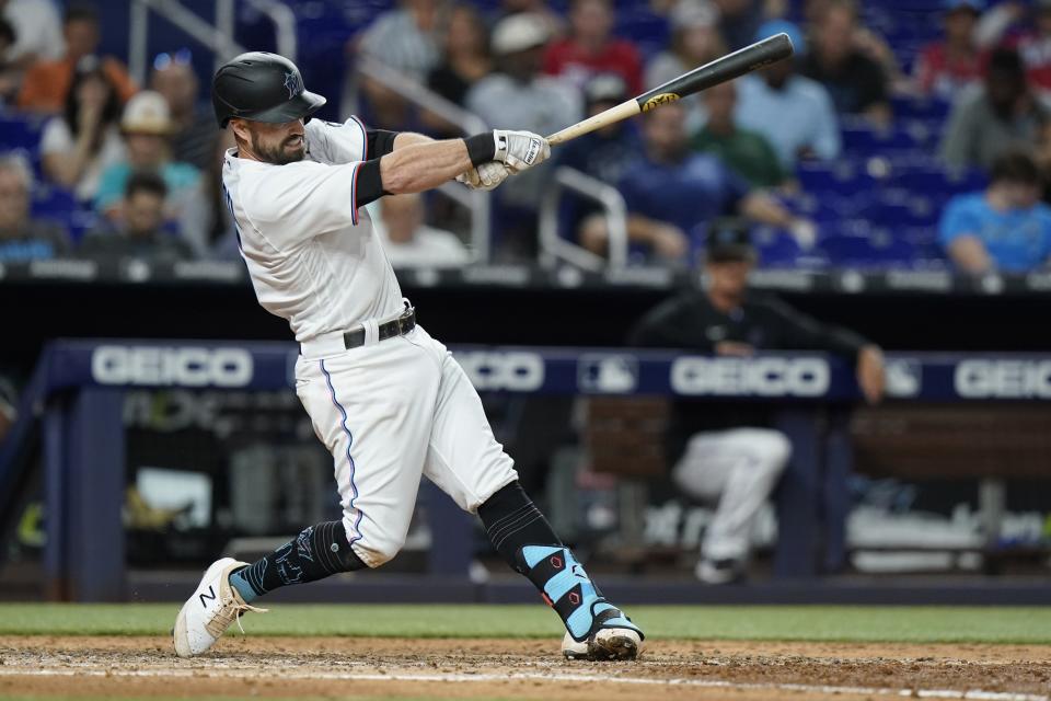 Jon Berti has been a spark for the Marlins with speed and athleticism at the top of the batting order.