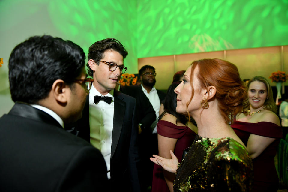 Jacob Soboroff and Jen Psaki at the NBC News and MSNBC White House Correspondents’ Dinner After Party at The Reach at the Kennedy Center. - Credit: Photo by: Shannon Finney/NBC News/MSNBC