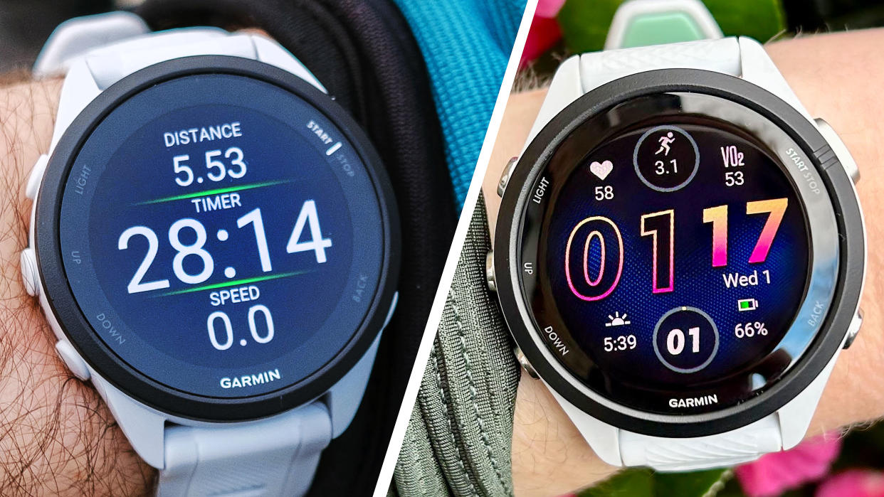  Garmin Forerunner 165 vs, 265. 