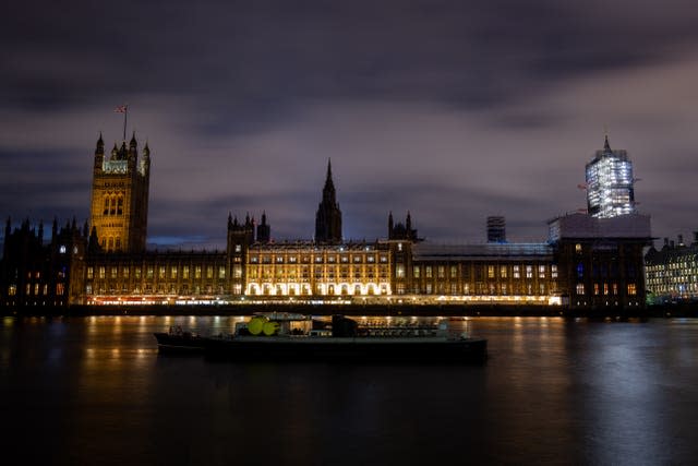 The Palace of Westminster (Aaron Chown/PA)