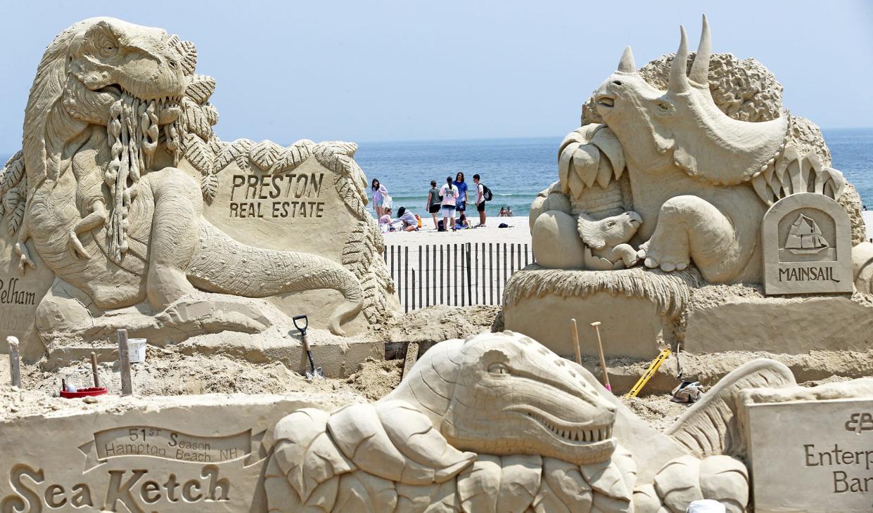 The Hampton Beach Master Sand Sculpting Classic kicks off the free events at the beach with 10 of the best sand sculptors in the world competing for bragging rights and $25,000 in cash prizes.
